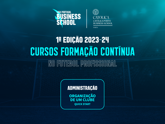 Organização de um Clube de Futebol Profissional – quick start