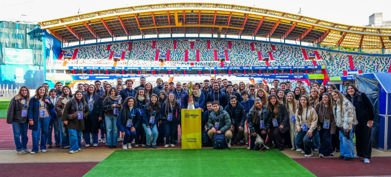 Alunos da Liga Portugal Business School conhecem bastidores da Allianz CUP