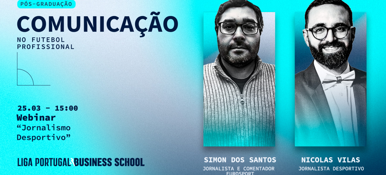 Webinar “Jornalismo Desportivo”: da paixão ao rigor