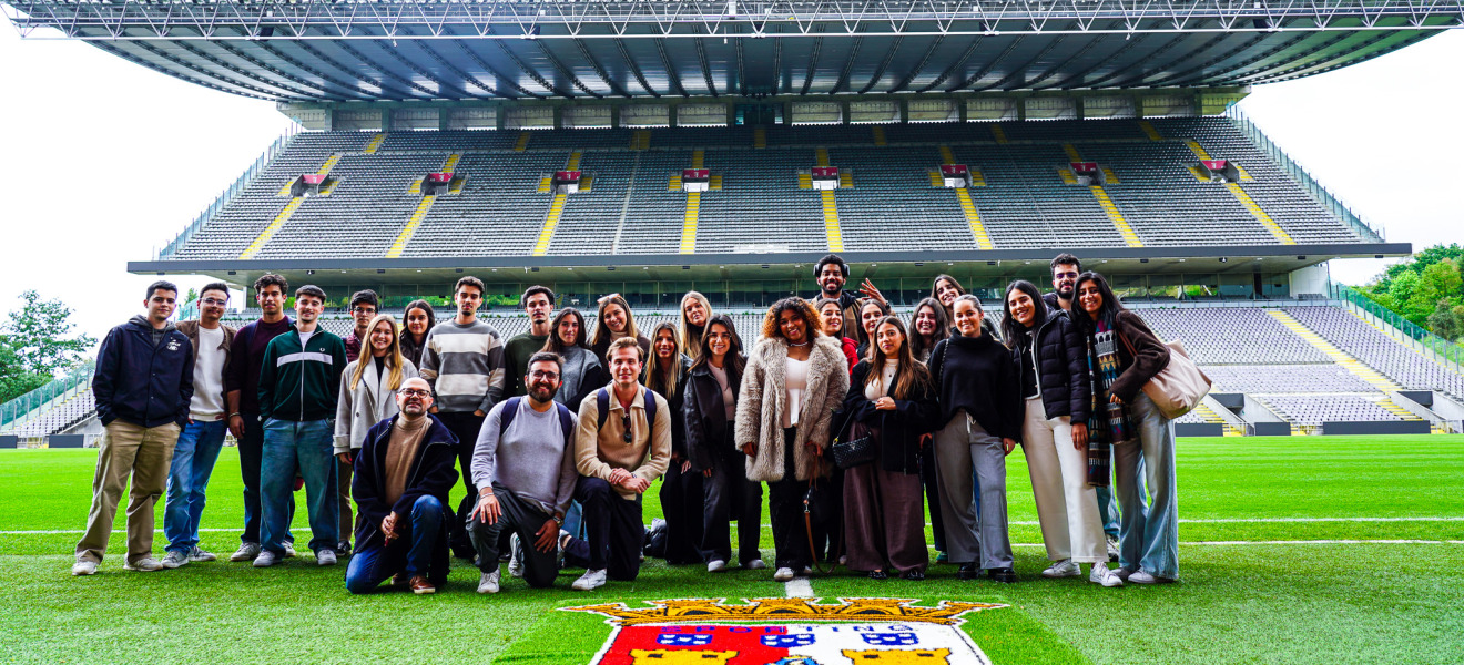 Pós-Graduação em Comunicação no Futebol Profissional em visita técnica ao SC Braga