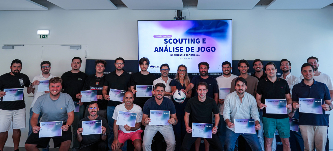 Concluída a 5.ª edição do Curso Executivo de Scouting e Análise de Jogo no Futebol Profissional