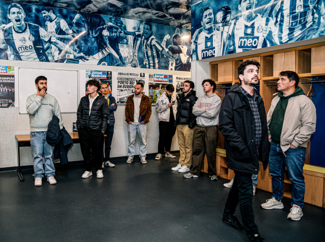 Curso de Scouting & Análise de Jogo visita o Estádio do Dragão