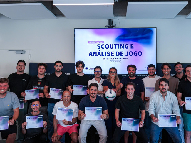 Concluída a 5.ª edição do Curso Executivo de Scouting e Análise de Jogo no Futebol Profissional