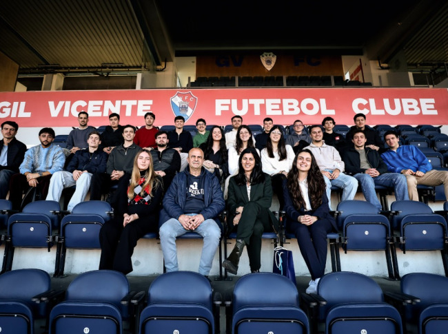 Gil Vicente FC recebeu alunos da Disciplina Optativa da Católica Porto Busines School