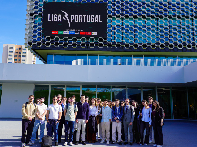 Alunos da Universidade Católica Portuguesa visitam Arena Liga Portugal