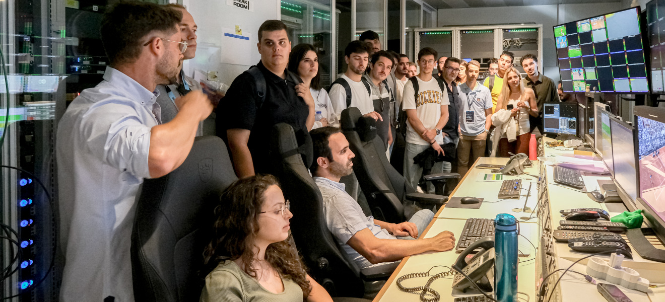 Alunos da Pós-Graduação em Comunicação de visita à Sport TV